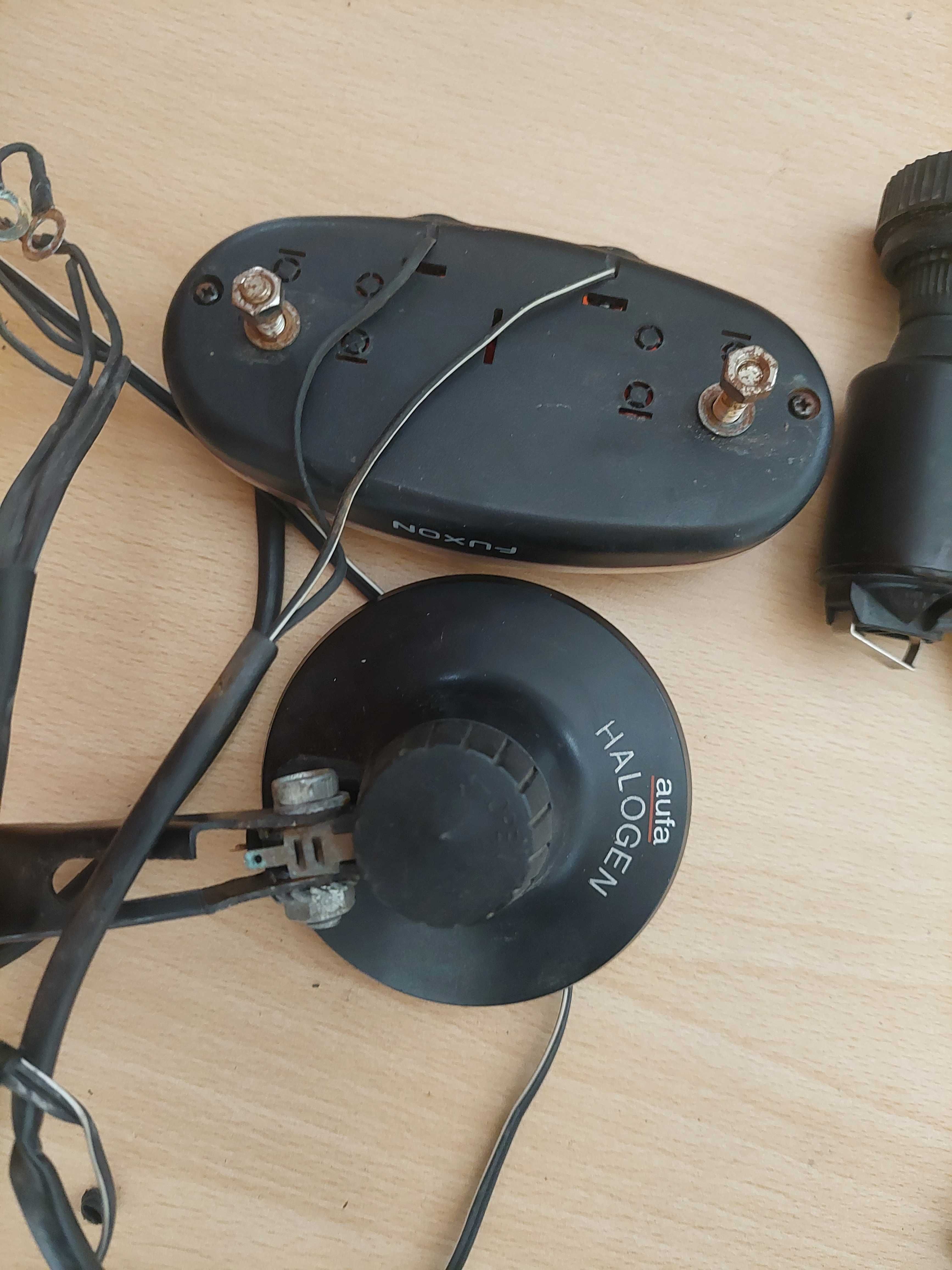 Zestaw oświetlenie dynamo lampki przód i tył Halogen komplet SPRAWNE