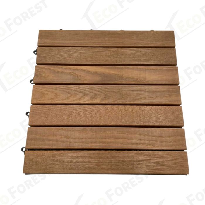 Террасная доска. Садовий паркет Термоясень 320х320х35мм.