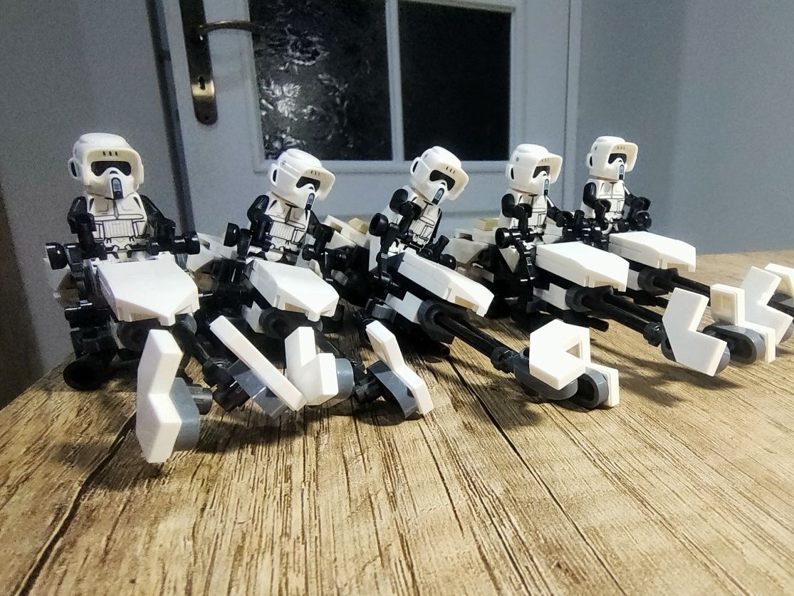 LEGO star wars imperium scout trooper+ speeder bike 5 sztuk