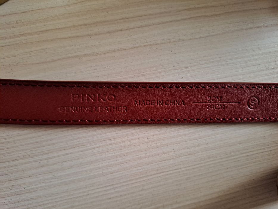 Pasek Pinko czerwony S