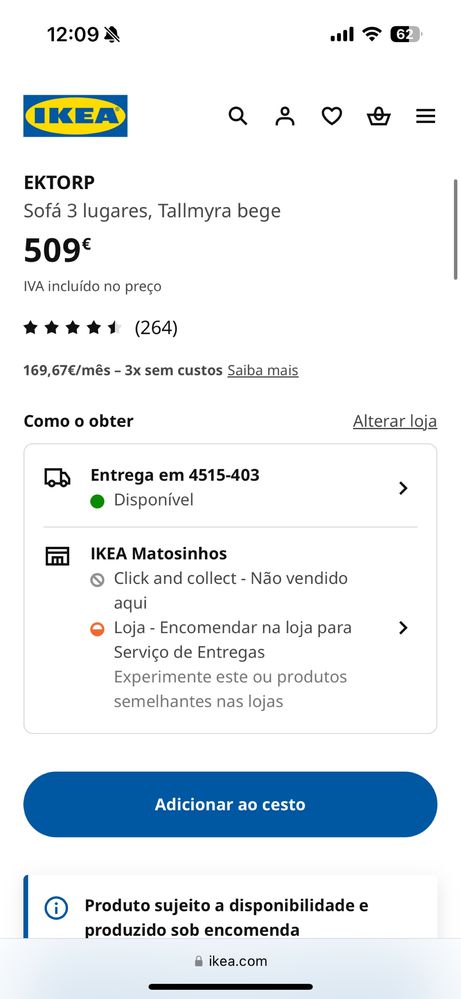 Estrutura de Sofa ikea
