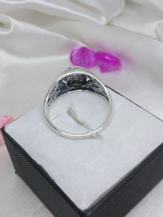 Piękny srebrny sygnet, srebro 925, r. 32