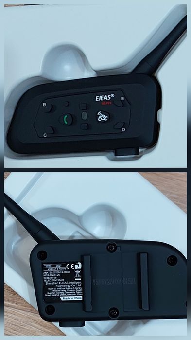 (НОВЫЙ) Bluetooth Мотогарнитура EJEAS V6 Pro+ Plus для шлема