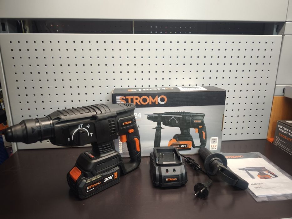 Перфоратор аккумуляторний  STROMO AHA-24 (1 АКБ та ЗП)