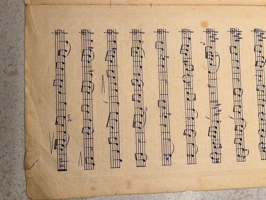 Zabytkowe nuty - “Szumią jodły” Arja Jontka z opery Halka Moniuszko