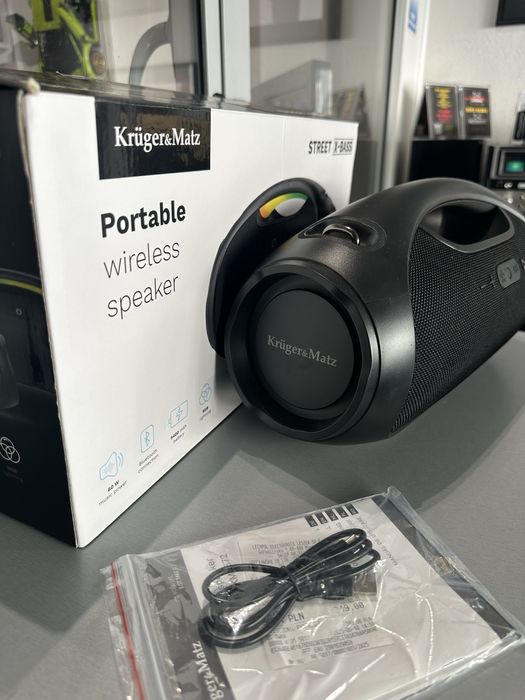 Głośnik przenośny Kruger&Matz Street X Bass nieużywany z paragonem