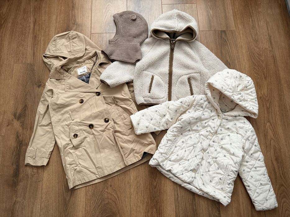 Куртка зимова, вітровка, дощовик, тренч zara hm 86,92,98,110,116,122