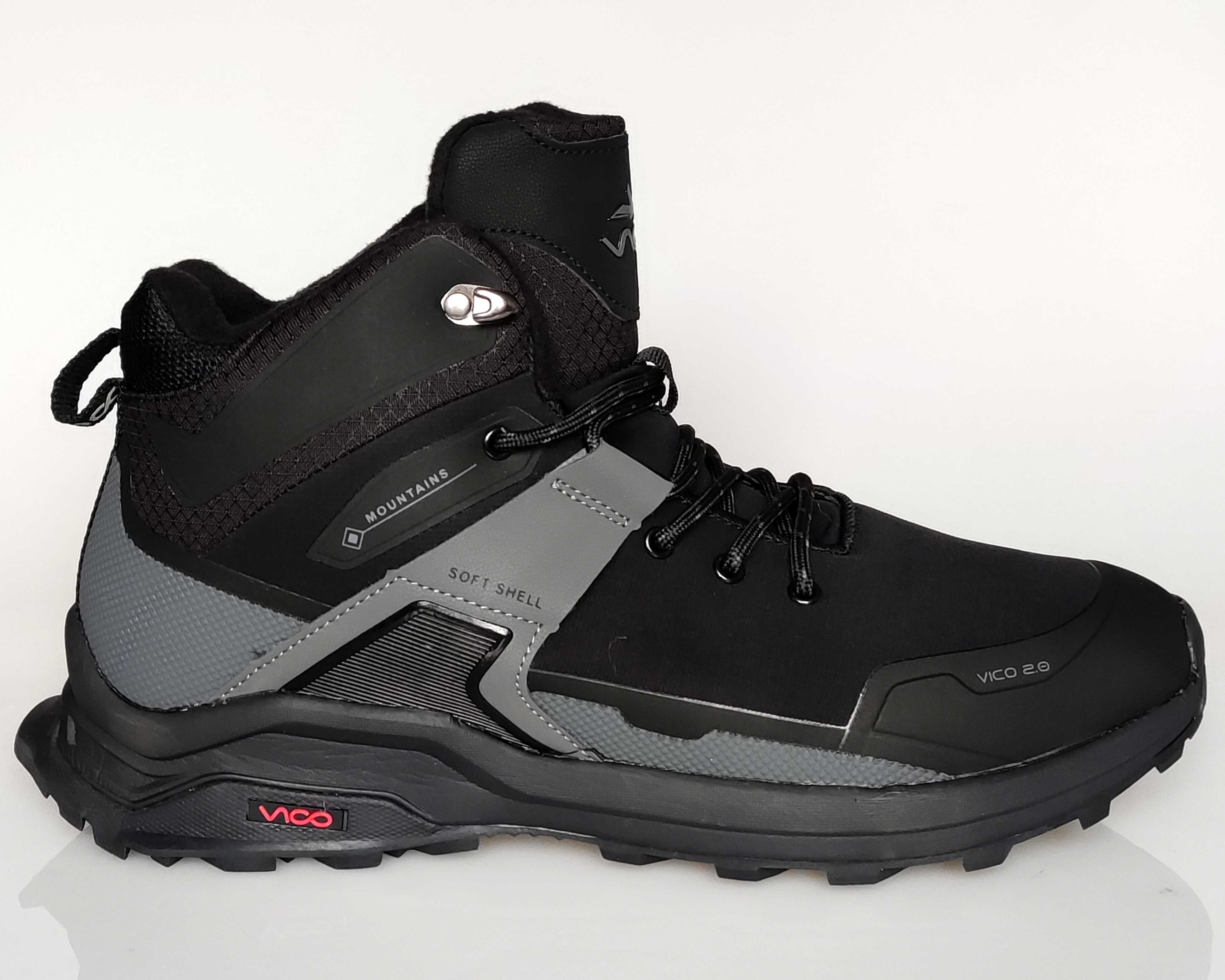 BUTY sportowe Męskie za kostkę lekkie zimowe VICO softshell 41-46