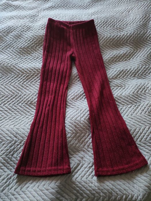 Spodnie dresowe dzwony 122