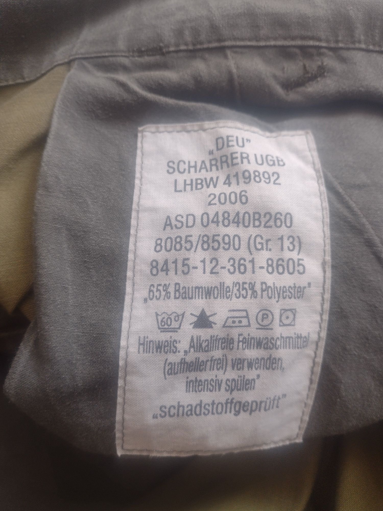 Komplety  bundeswehr kurtka spodnie i dwie bluzy