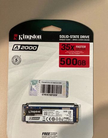 Kingston A 2000 500 GB NVMeM.2