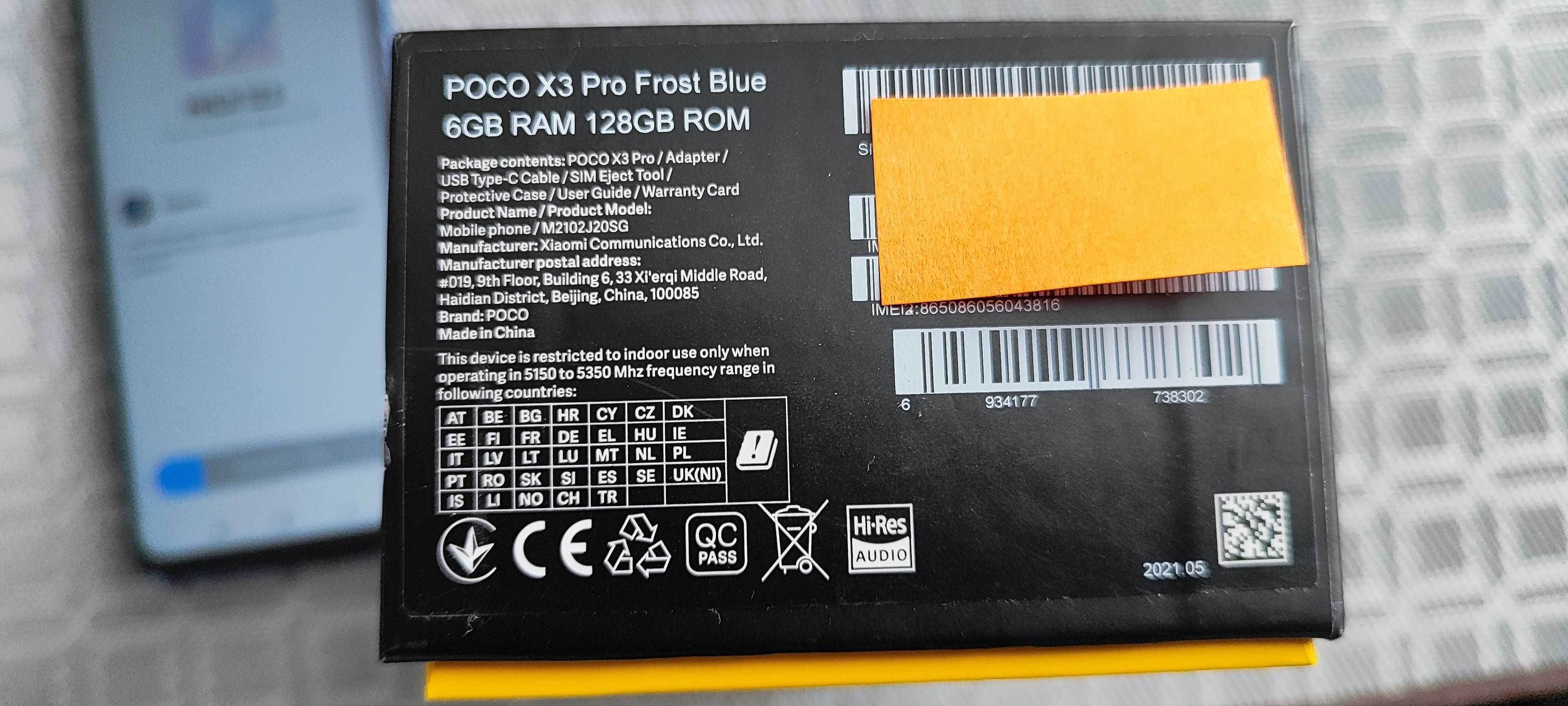 Telefon POCO X3 PRO