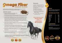 Omega Fiber pasze włókno wysłodki dla konie / alpak 20kg