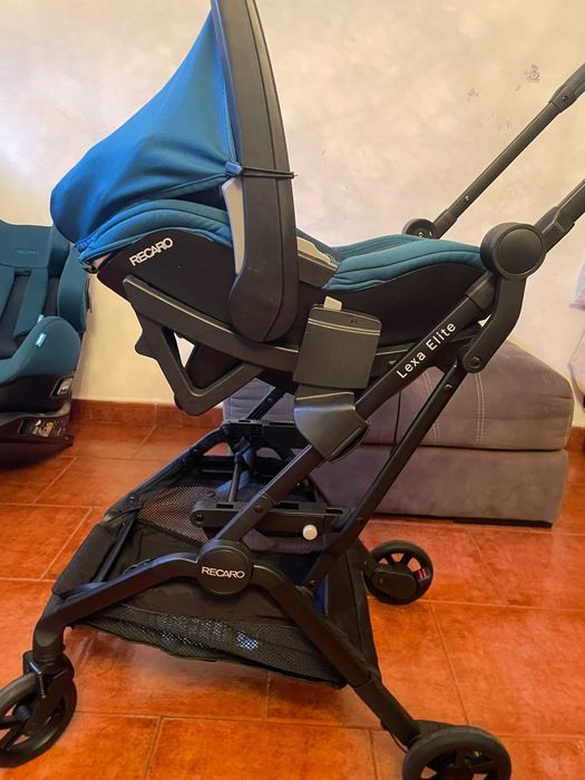 Carrinho bebé + ovo + cadeira automóvel com isofix