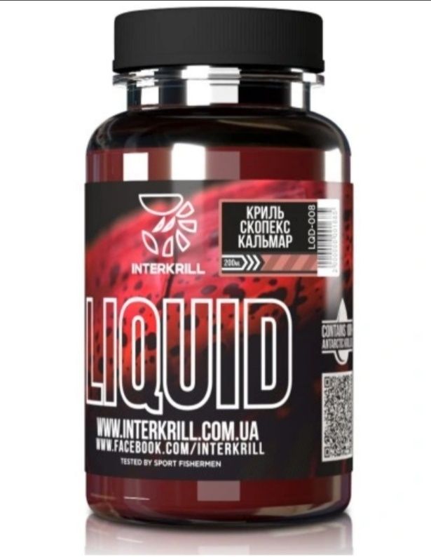 Zanęta Liquid Interkrill KRILL SCOPEX - SQUID