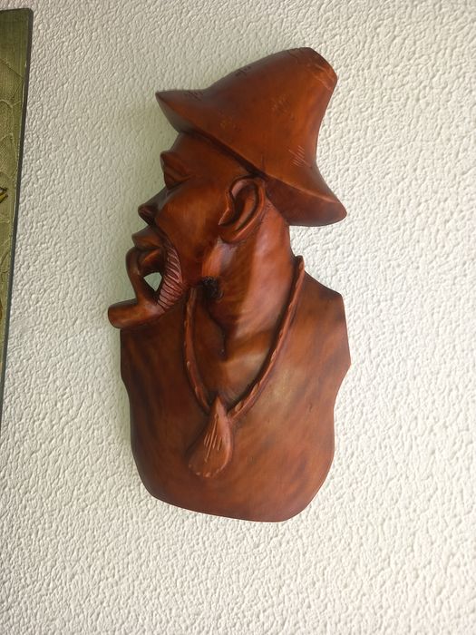 Arte africana-casal de nativos