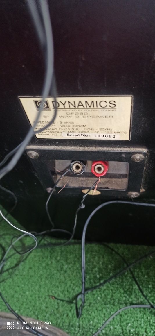 Amplitudę Technics SA-AX730 kolumny DYNAMICS280