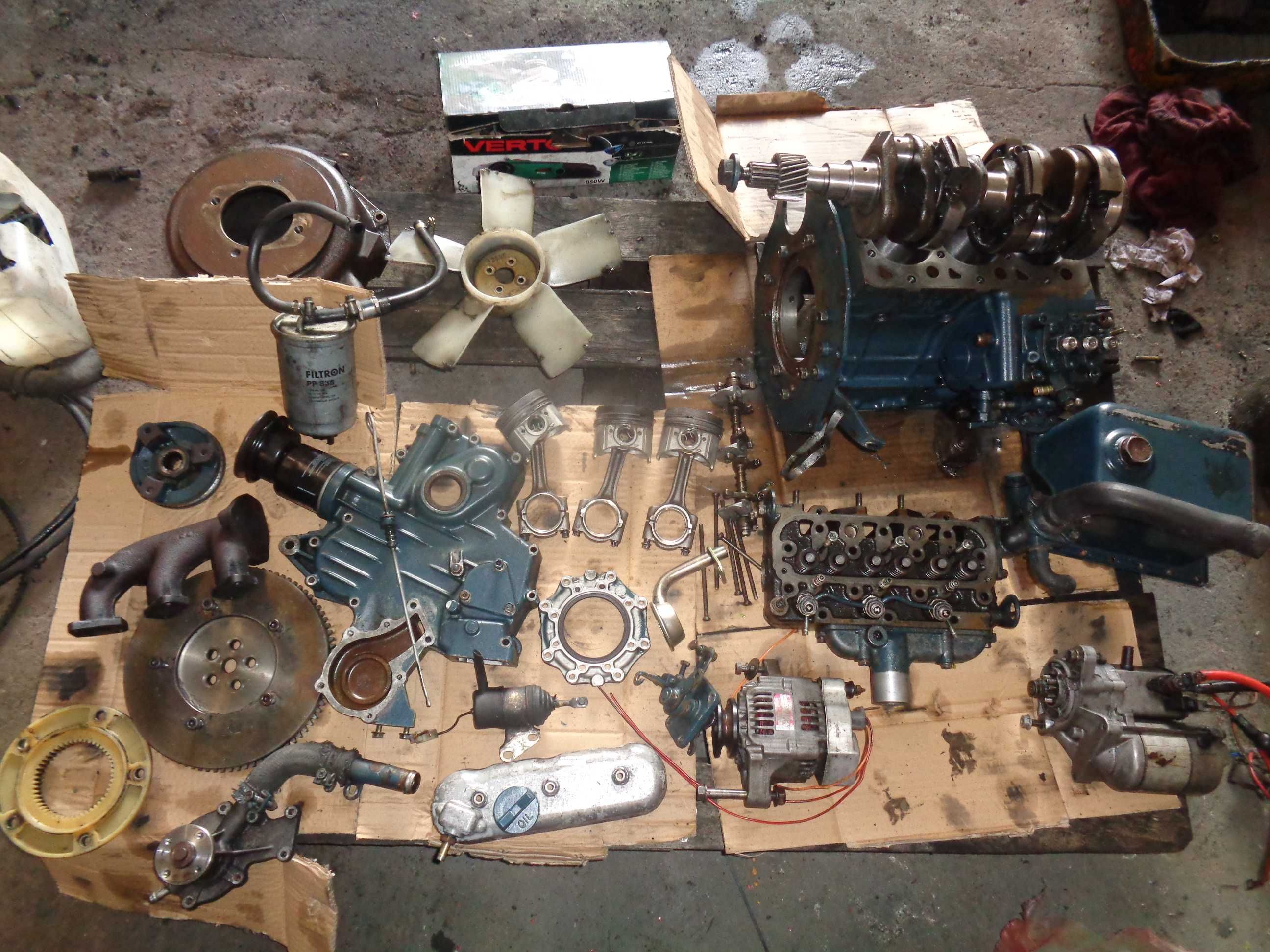 Kubota D722 Tłok silnika Kubota d722 części