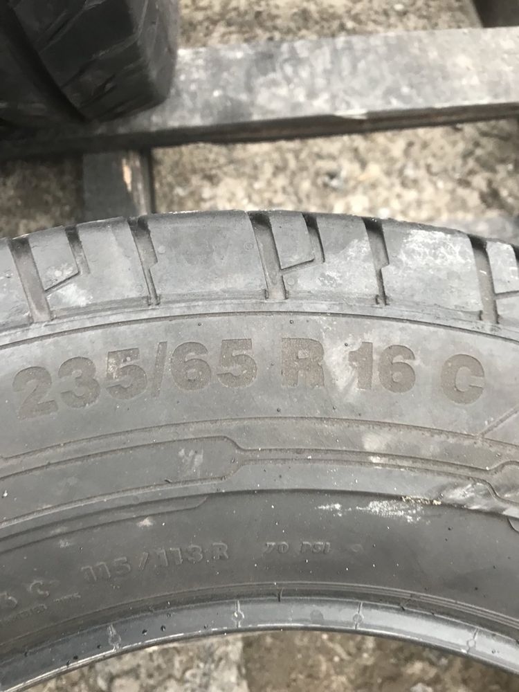 Шини Continental VanContact 100 235/65R16C Комплект Літо Б/у Оригінал