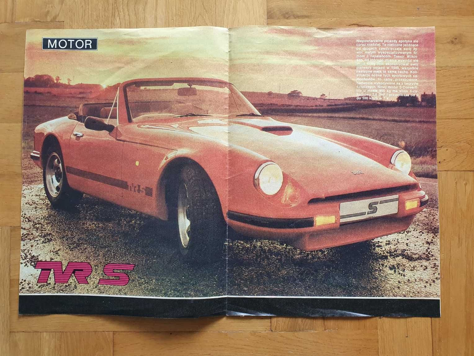 Plakat "Motor" TVR S