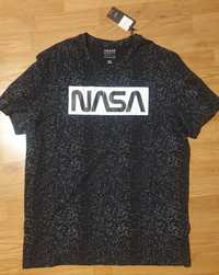 House NASA bluzka T-shirt koszulka męska rozm.XL czarna kropki nowa
