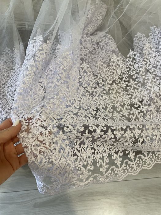 Тюль фатін однотона