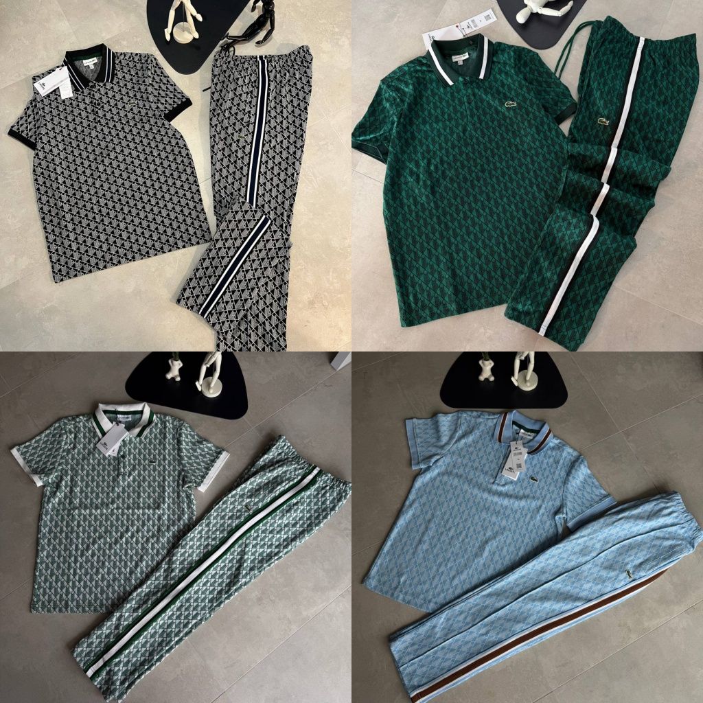 Lacoste Monogram Paris  koszulka, spodnie  rozmiar S-XXL