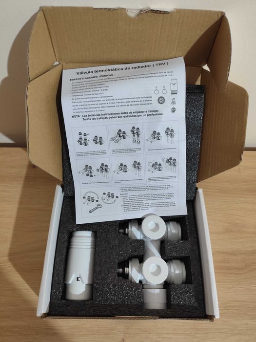 Válvula termostática de Radiador (TRV) da marca EMKE nova.