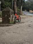 Bicicleta com pneus maxxis