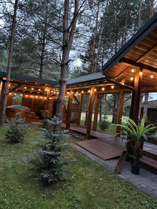 Wolne terminy! Leśna Oaza Roztocza Balia/Ruska Bania/Jacuzzi, Sauna