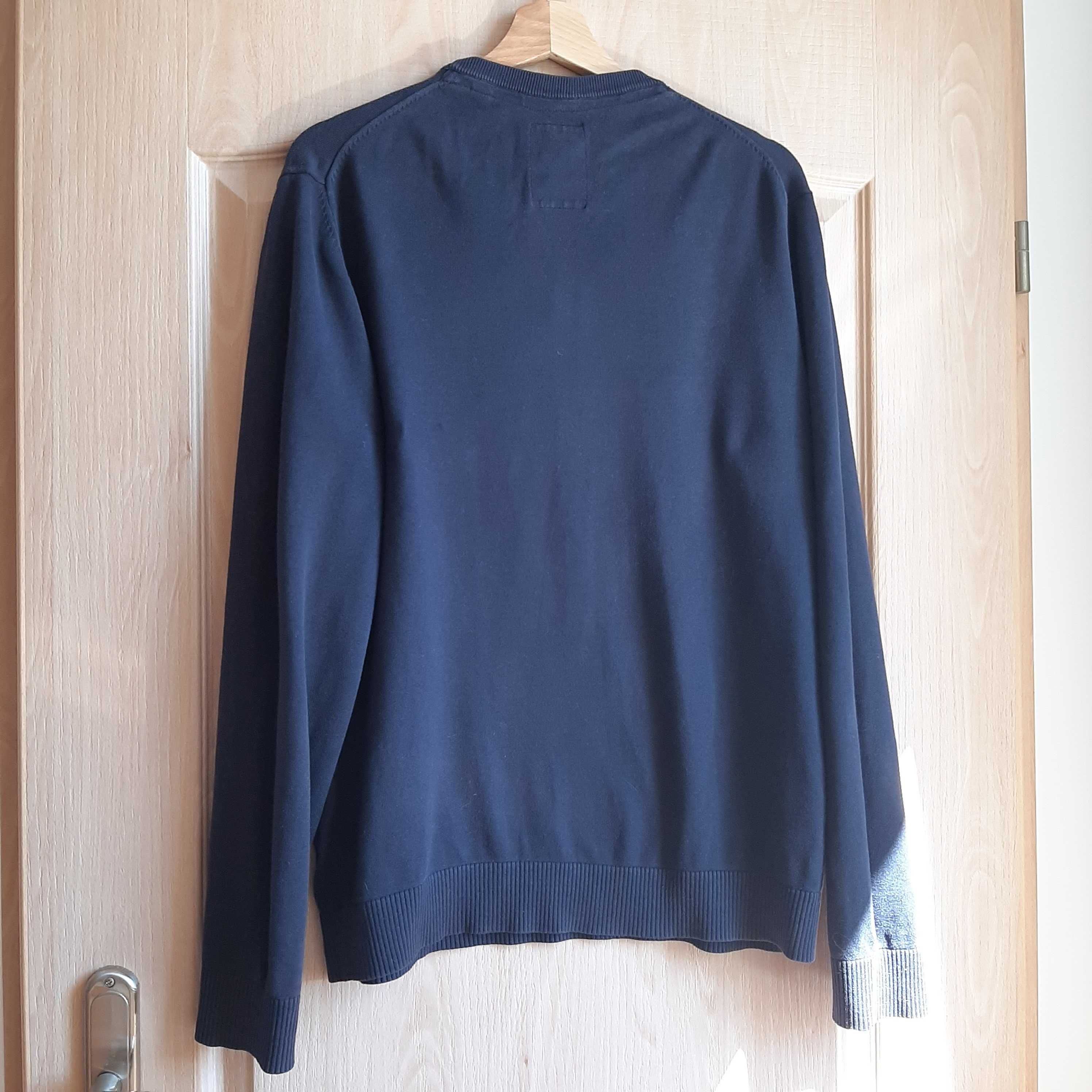 Esprit - męski sweter granatowy, rozm. L