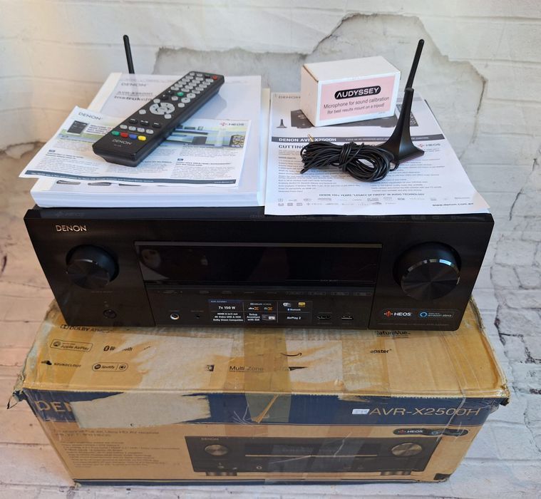 Mocny 7.2 Denon AVR-X2500 WiFi BT HEOS Alexa Atmos Vision HDR