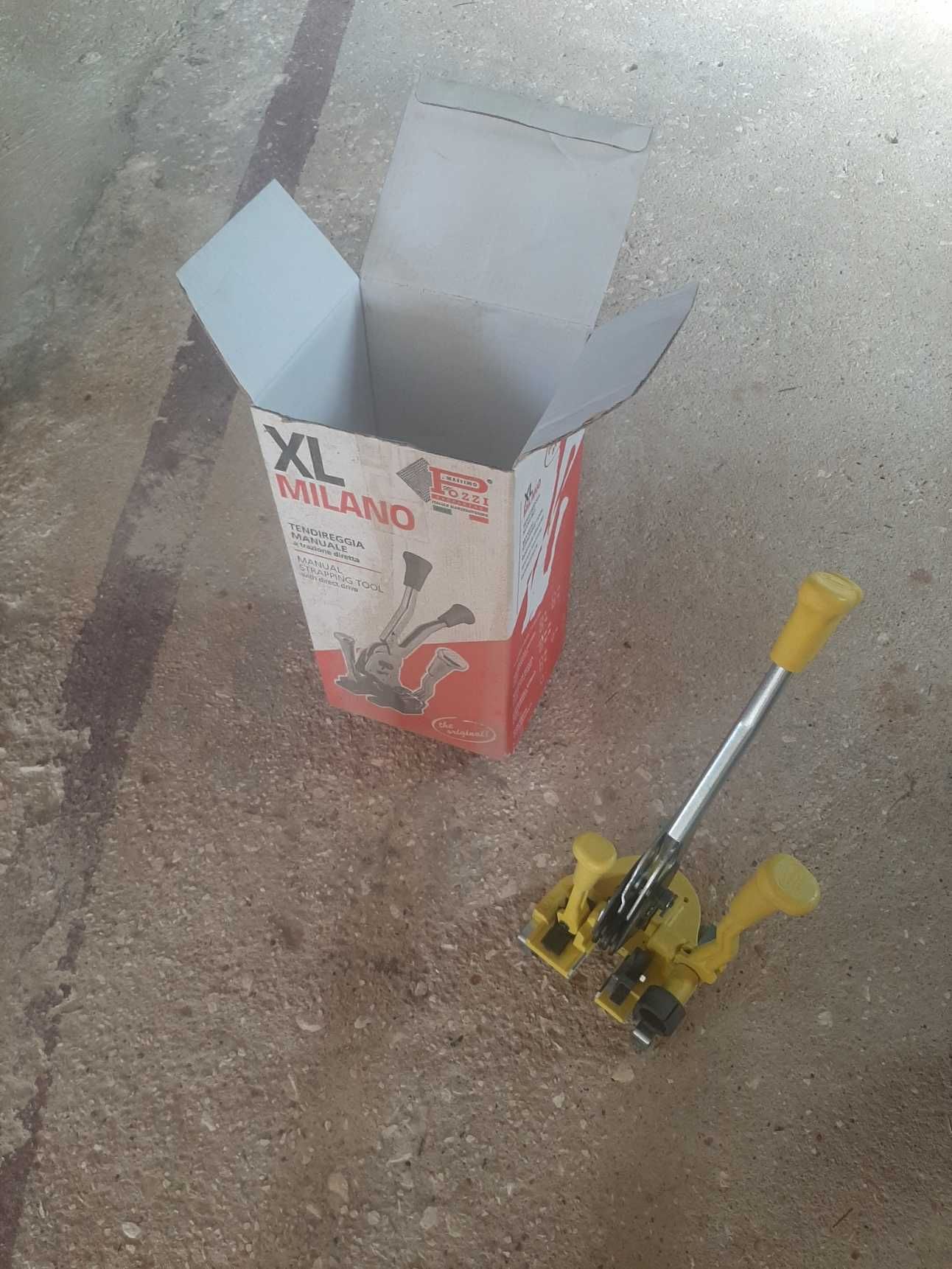 Máquina de cintar manual  - Pack completo Rolo + Suporte Rolo +Grampos