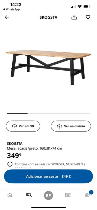 Mesa skogsta ikea