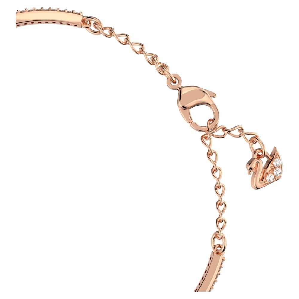 Bransoletka Swarovski - Sparkling DC Bangle Round, Rose Gold M