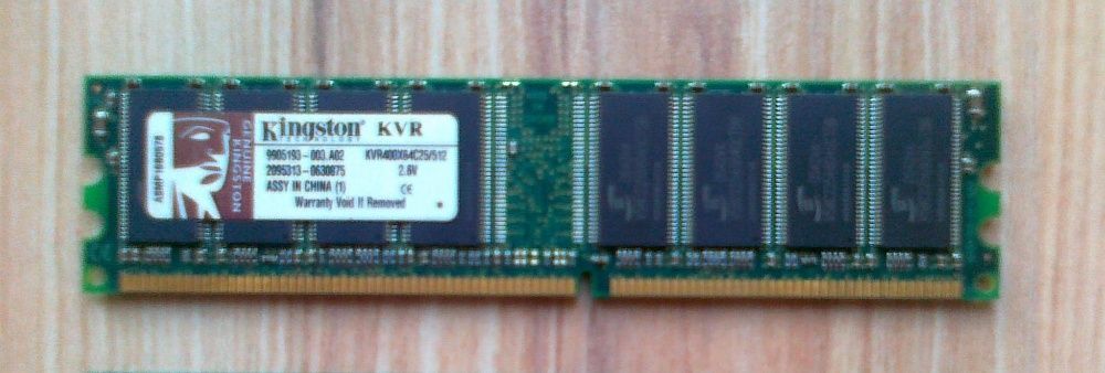 Oryginalna Pamięć RAM DDR 512 MB Kingston