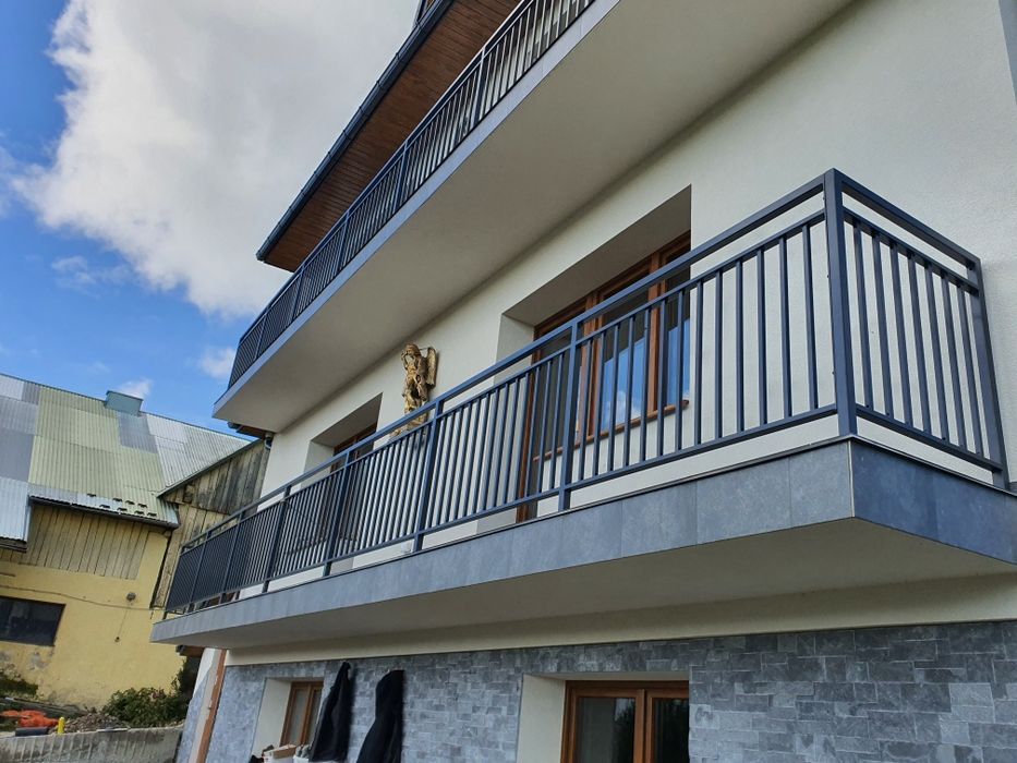 Balustrada pionowa 20x20 ocynk malowany proszkowo