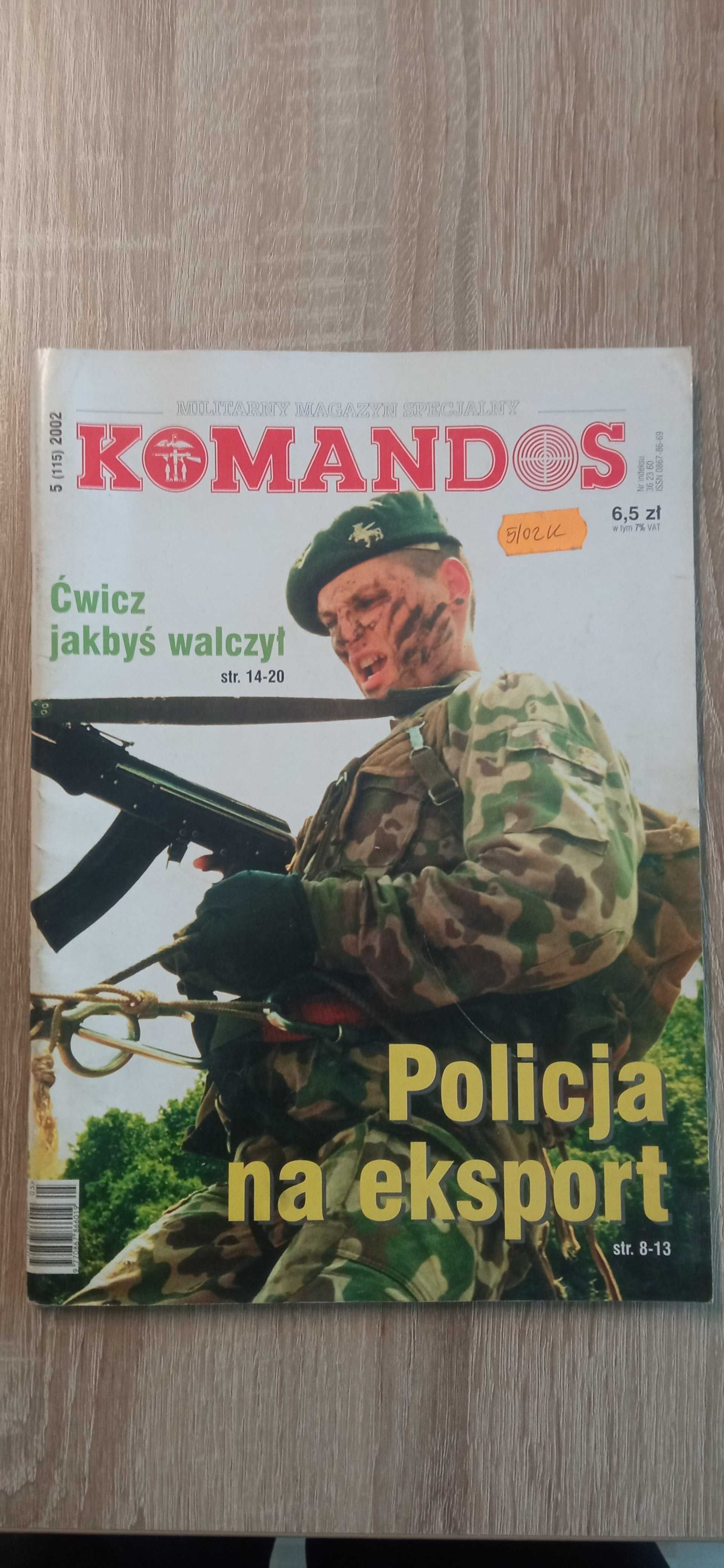 Militarny magazyn specjalny Komandos nr 5/2002 i 11/2002