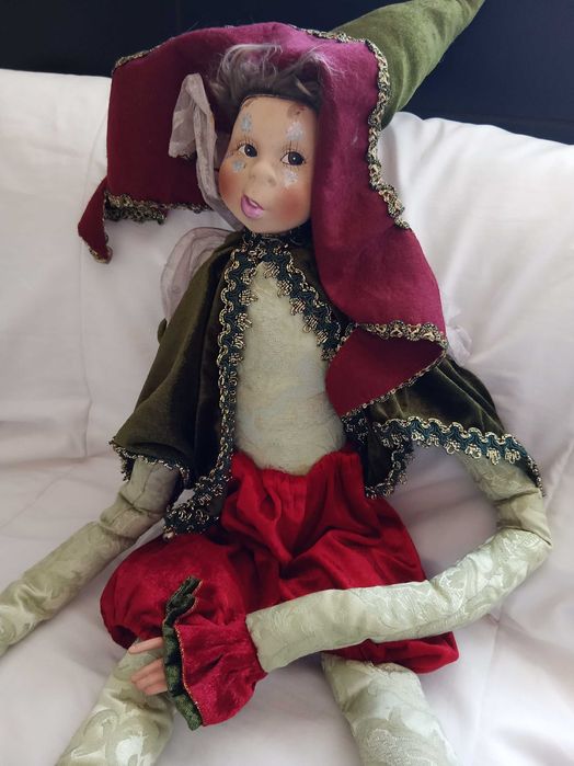 Elfo de Natal 1 metro, a corda (musical)