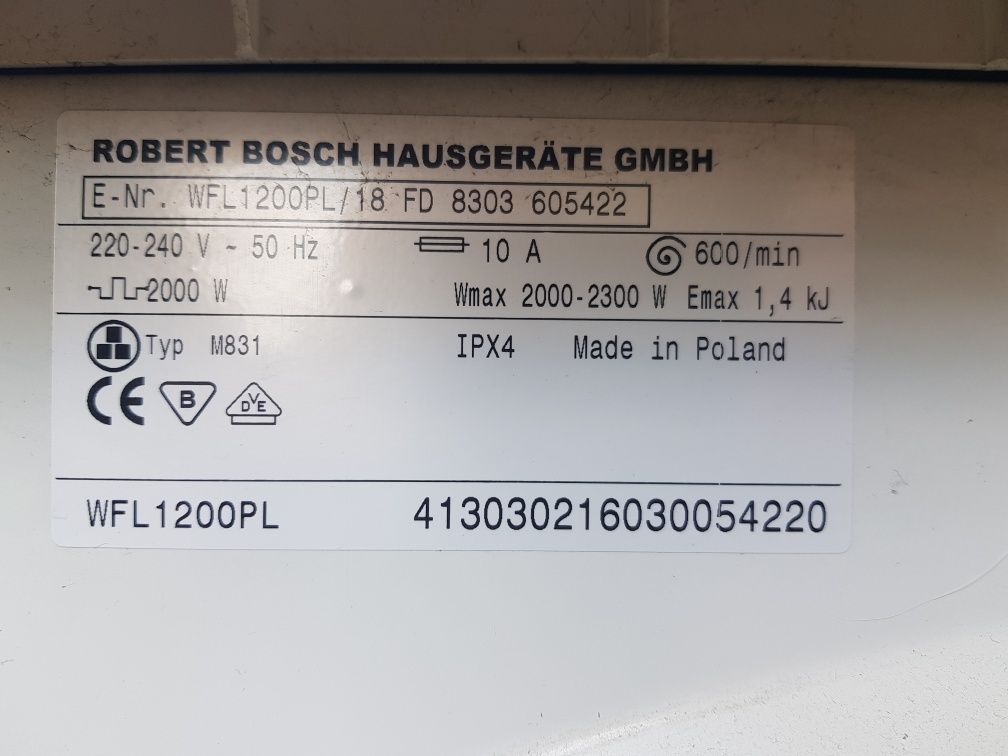 Pralka Bosch WFL 1200PL