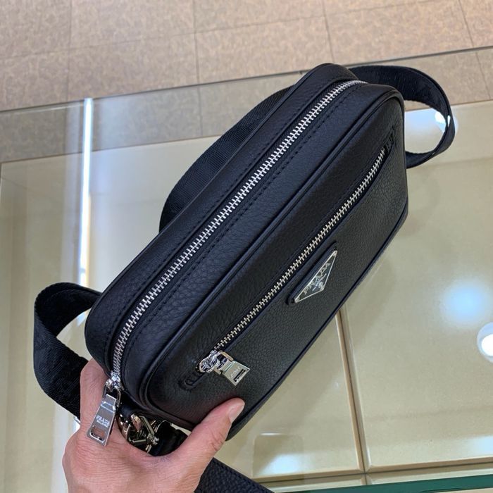 Сумка PRADA мужская барсетка кожаная оригинал черная