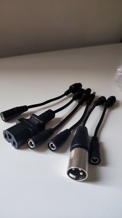 Adaptadores de Conectores de Alimentação DC - Macho e Fêmea (Plug P4,