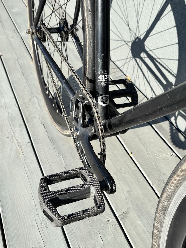Rower ostre koło fixed gear single speed State Bicycle Cinelli carbon