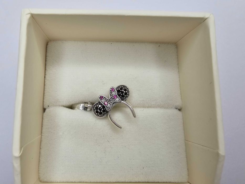 Srebrny charms do bransoletki Pandora myszka Minnie srebro 925
