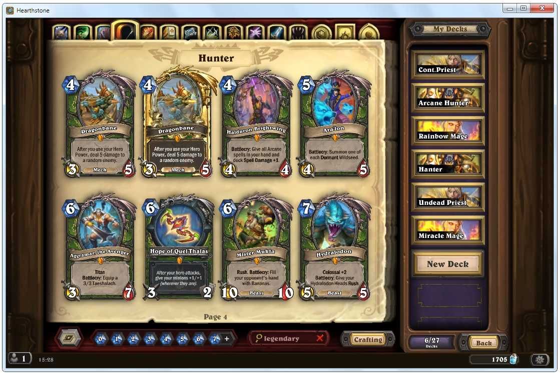 Аккаунт Hearthstone с 15 тыс. побед