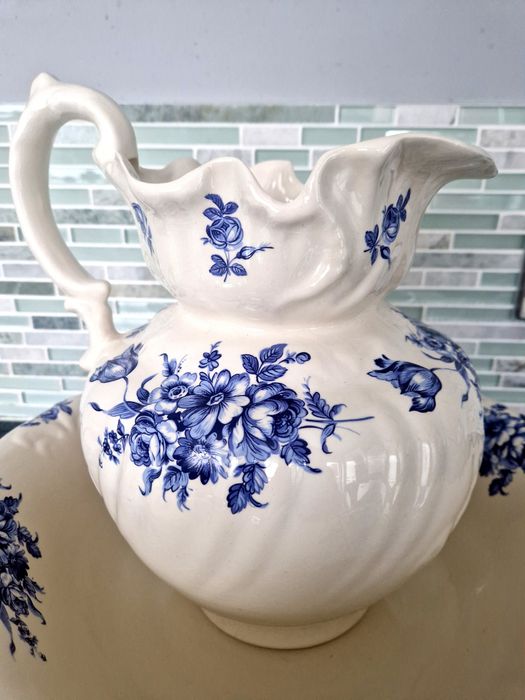 Angielski Ceramiczny zestaw łazienkowy
