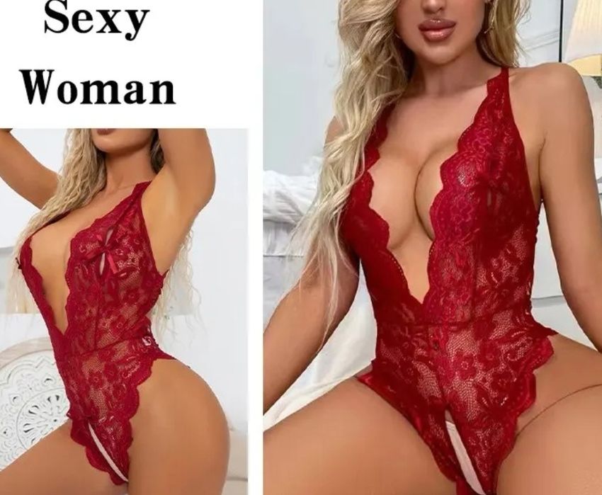 Bodystocking seksowne body Rozmiar M koronkowe BODY OTWARTY KROK 24h