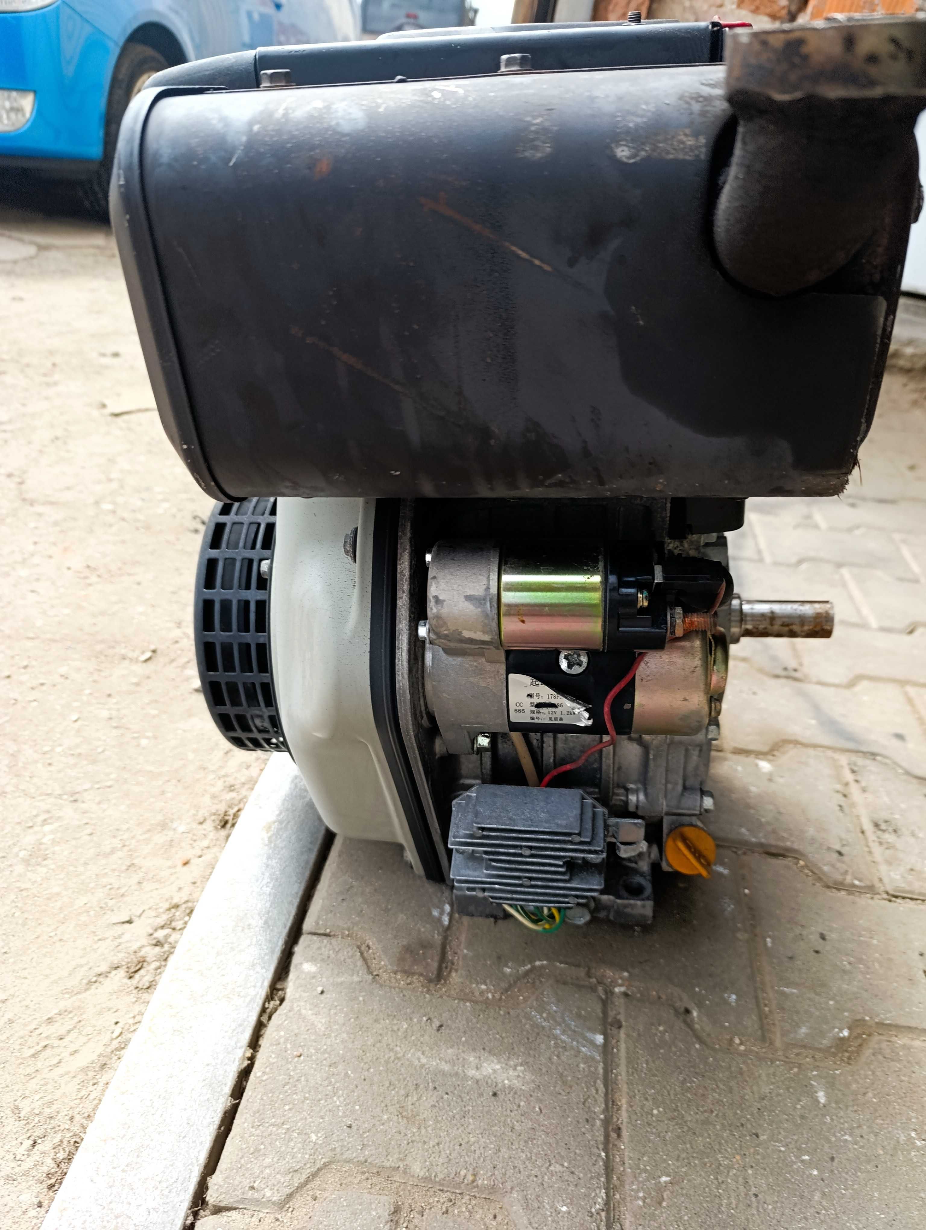 Silnik spalinowy Yanmar L100N6  diesel poziomy wał rozruch elektryczny