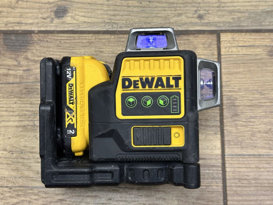 Laser samopoziomujący 360° DeWalt DCE089G | bateria 2Ah 12V | DCB1102