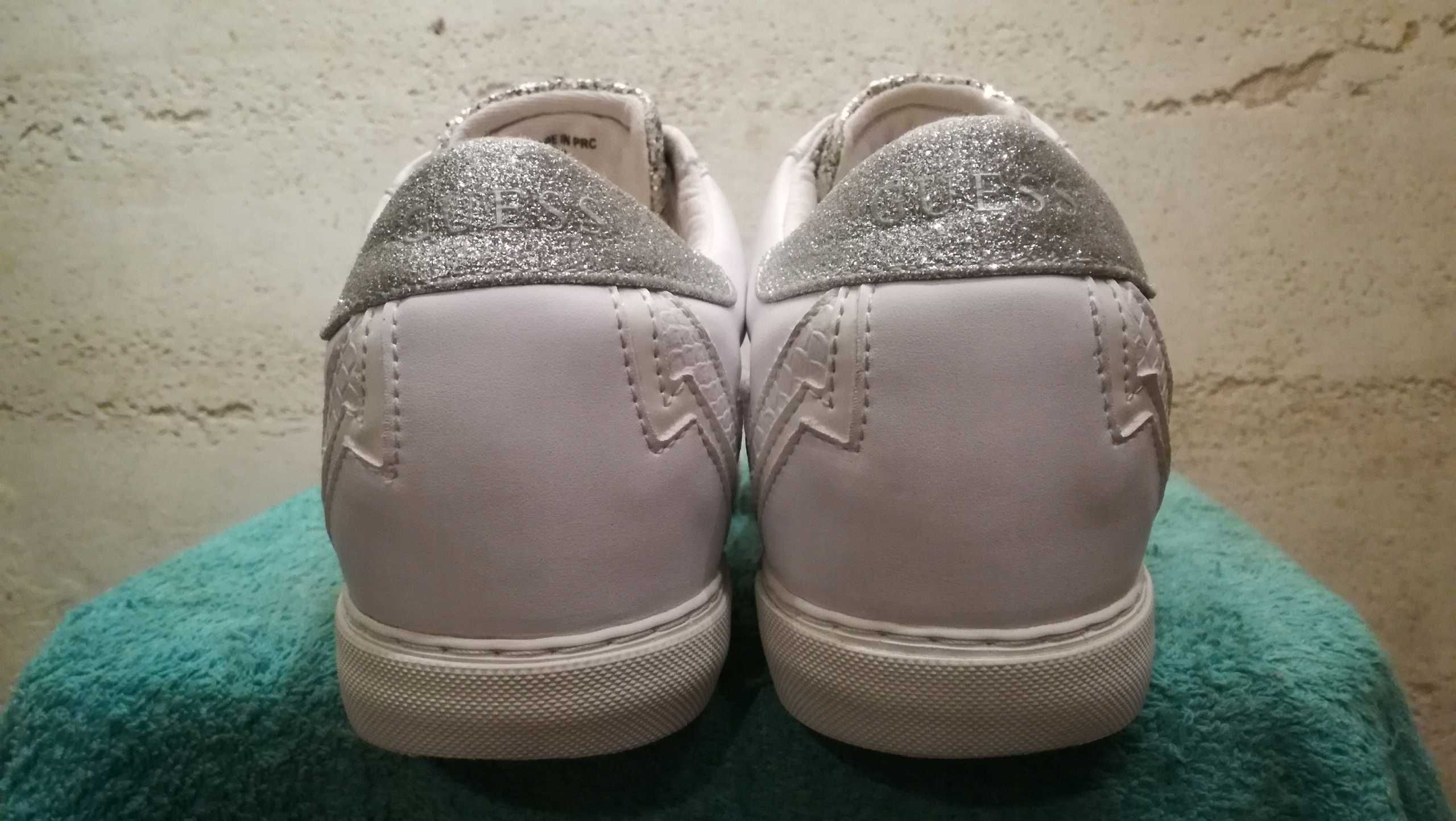 Damskie sneakersy na koturnie GUESS r.40 stan idealny